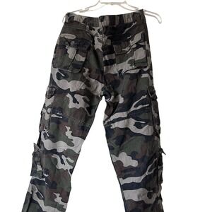 Men's Cargo Pants Cotton Work Trousers Tactical Combat Outdoor Pant US 36x30